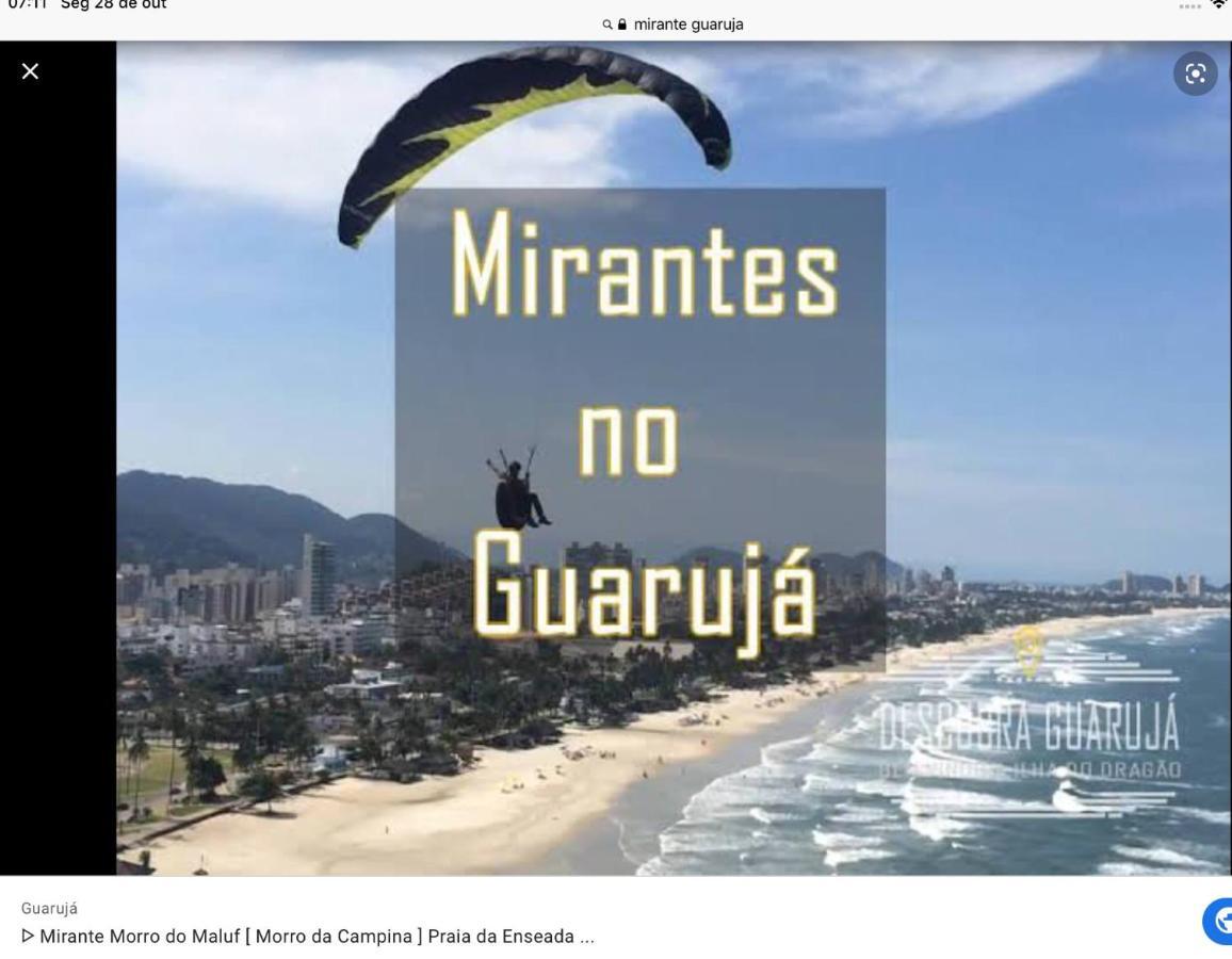 Apartamento Nota 10 Lägenhet Guarujá Exteriör bild